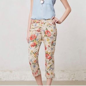 ANTHROPOLOGIE // Hei Hei Sundrop Floral Pants